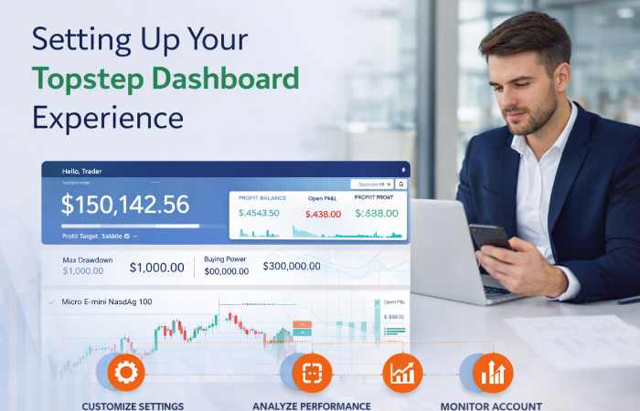 topstep dashboard experince